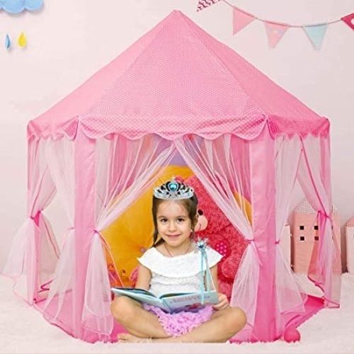 Crayline Princess Castle Tent Playhouse, 55" x 53" - New - Lot 798