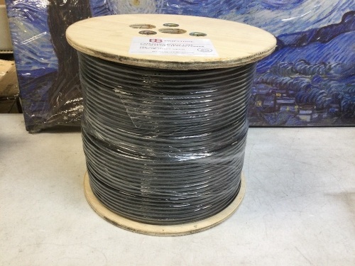 Dripstone 600022 Bare Copper 1000ft CAT6 Outdoor/Direct Burial 23AWG CMX - Appears New   - Lot 829