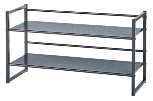 Neatfreak Stackable 2-Tier Stamped Metal Shoe Rack - Appears New  - Lot 846