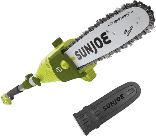 Sun Joe SWJ803E 10 inch 8.0 Amp Electric Multi-Angle Pole Chain Saw - Appears New, Untested  - Lot 895