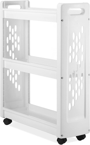 Whitmor 3 Tier Rolling Laundry Cart - E-Comm Return, Appears New   - Lot 900