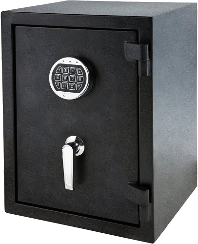 Amazon Basics Fire Resistant Box Safe with Keypad, 1.24 Cubic Feet - Appears New   - Lot 1032