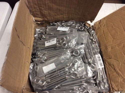 Case of M6 Stainless Steel Turnbuckle Wire Rope Tension, Eye & Eye - Appears New  - Lot 1054