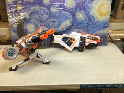 Lot of (2) Nerf Guns - E-Comm Returns, No Box, Untested - Lot 1056
