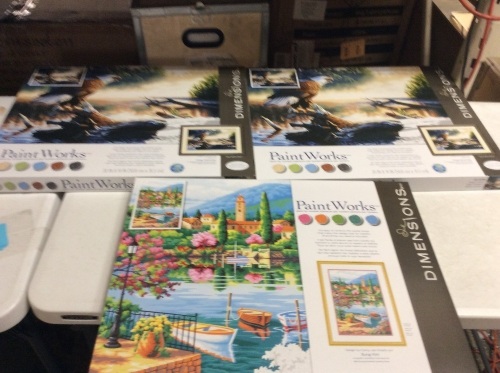 Lot of (3) PaintWorks Paint By Numbers Kits - Appear New  - Lot 1074
