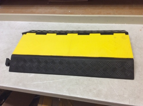 3 Channel Cable Protector Ramp Rubber - Appears New   - Lot 1079