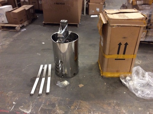 VEVOR Electric 2 Frame Honey Extractor Separator Stainless Steel Beekeeping Equipment - Damaged, Untested  - Lot 1081