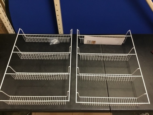 Lot of (2) ClosetMaid 4 Tier Storage Racks - Appear New - Lot 1086