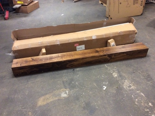 Millwood Pines Dulcia Fireplace Mantel Shelf, Provincial, 6.5" x 84" x 8" - Appears New  - Lot 1123