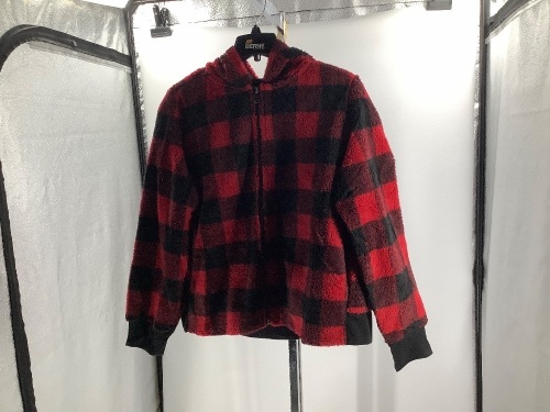 Natural Reflections Women's Hooded Flannel, XL, Appears New - Lot 261