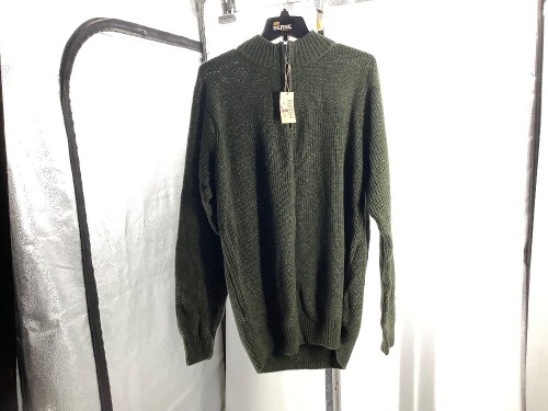 Redhead, Forest green, Zip up hoodie, LT, Appears New 