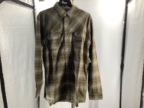 Redhead, Solders LS flannel Button up, LT, Appears New - Lot 343