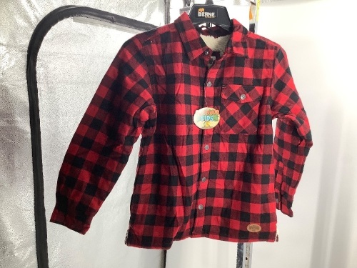 Outdoor Kids Sherpa Lined Flannel, Large, Appears New