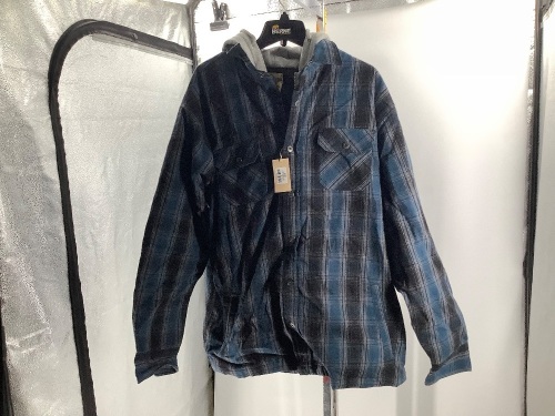 Red Head Insulated Flannel Hoodie, XL, Appears New