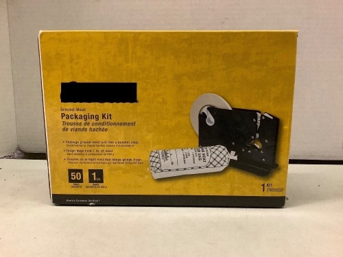 Ground Meat Packaging Kit, Appears New