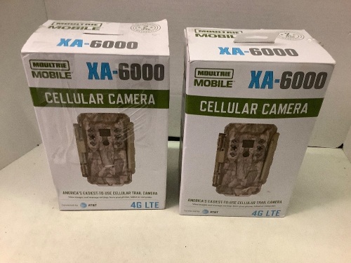 Moultrie Mobile, XA-6000, Cellular Camera, Lot of 2,  Unstested, Appears New