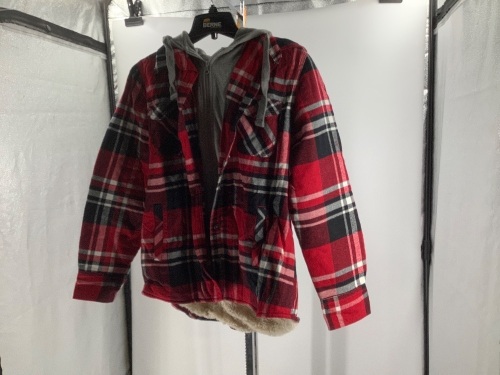 Natural reflections, Large, Red/Black Plaid Flannel, Appears New