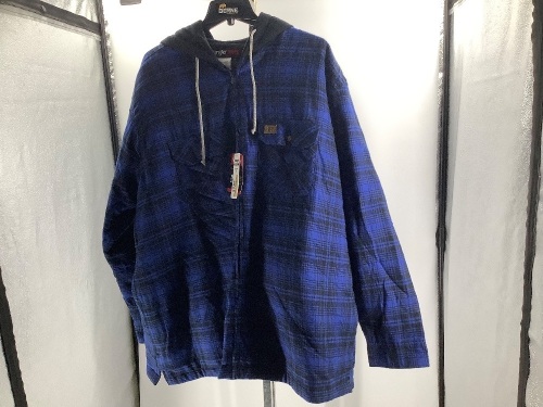 Wrangler Riggs Workwear Men's Lined Flannel, XXL, Appears New