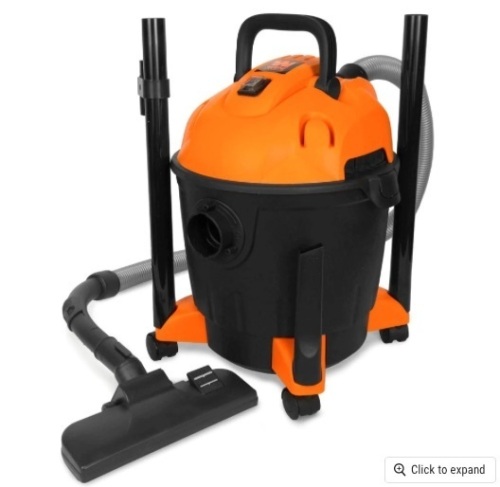 WEN VC4710 10-Amp 5-Gallon Portable HEPA Wet/Dry Shop Vacuum - Lot 24