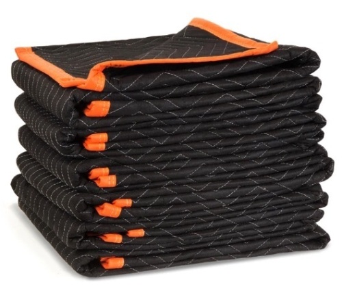 WEN 272406 72-Inch by 40-Inch Heavy Duty Padded Moving Blankets, 6-Pack - Lot 25