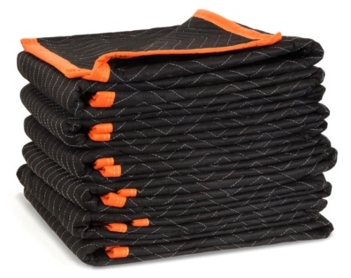 WEN 272406 72-Inch by 40-Inch Heavy Duty Padded Moving Blankets, 6-Pack - Lot 37