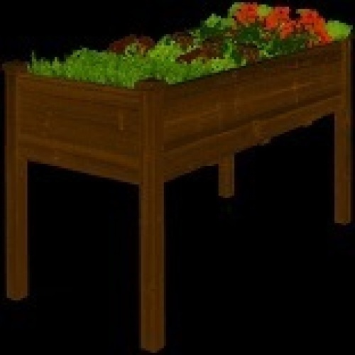BCP SKY # 2383 8x2 Ft Wooden Raised  Garden Bed Planter For Garden Lawn And Yard  - Lot 360