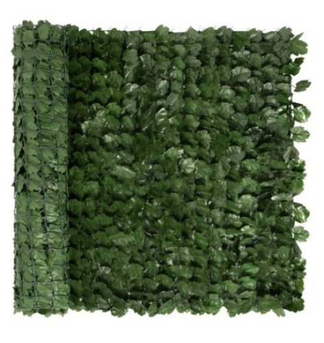 Outdoor Faux Ivy Privacy Screen Fence, 94x39in - Lot 582