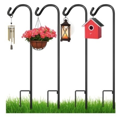 Set of 4 Shepherd Hooks, 65in - Lot 601