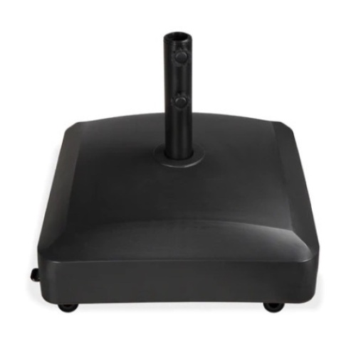 Fillable Mobile Umbrella Base Stand, Black, Appears New - Lot 604
