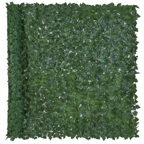Outdoor Faux Ivy Privacy Screen Fence - 96x72in - Lot 691