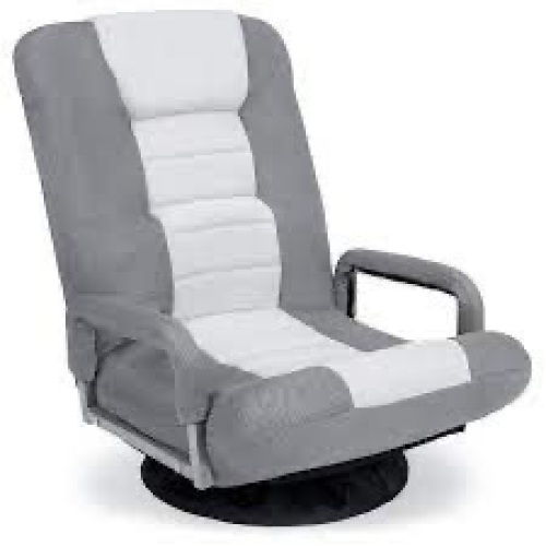 Gaming Floor Chair w/ 360-Degree Swivel, Armrest, Adjustable Backrest - Lot 1066