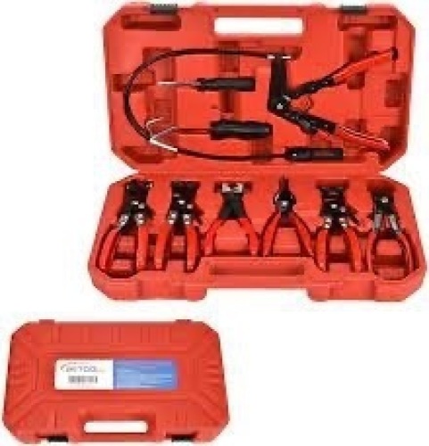 BETOOLL 9pcs Wire Long Reach Hose Clamp Pliers Set Fuel Oil Water Hose Auto Tools - Lot 205