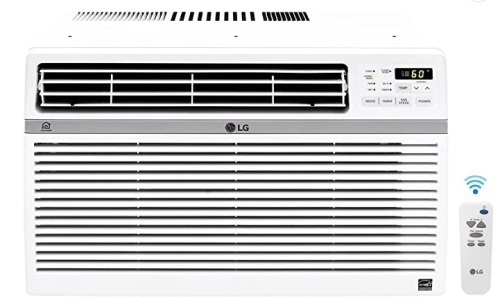 LG 8,000BTU Smart Window A/C, Powers Up, Cosmetic Damage, E-Comm Return, Retail $289.00 - Lot 21