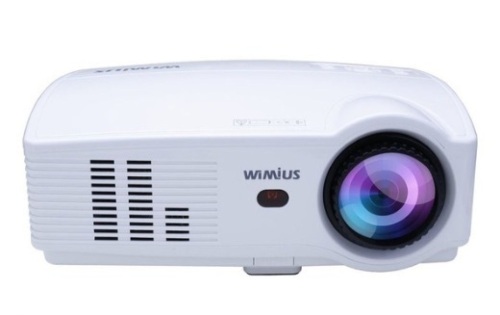 WiMiUS T4 Video Projector, Powers Up, Appears New - Lot 84