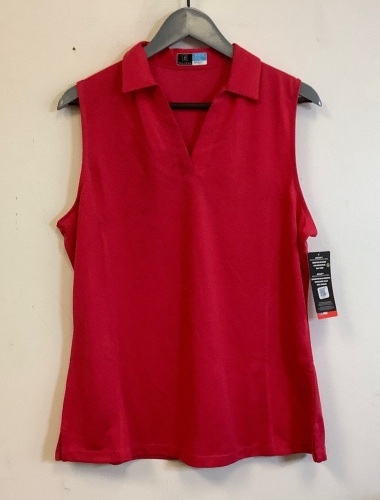 PGA Tour Ladies Sleeveless Polo, XL, New - Lot 134