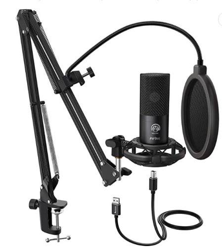 FIFINE Studio Condenser USB Microphone, Untested, E-Commerce Return - Lot 177