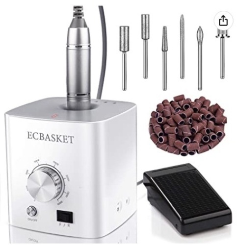 Electric Nail Drill for Acrylic Nails, Powers Up, Appears new - Lot 199