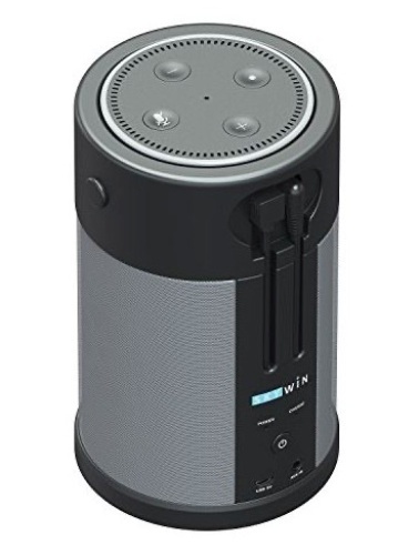 Skywin Wireless Battery Speaker For Amazon Dot Echo, Powers Up, Appears New - Lot 204