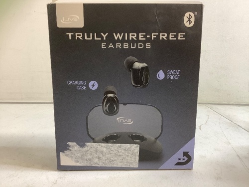 iLive Truly Wire Free Earbuds, New - Lot 205