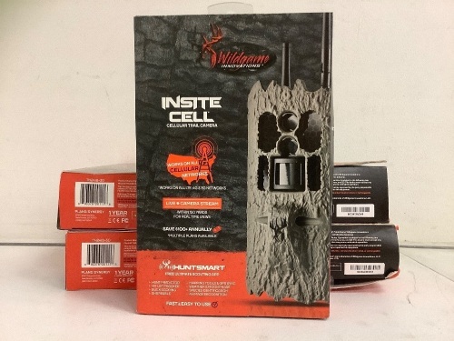 Lot of (5) Wildgame Innovations Trail Cameras, Untested, E-Commerce Return - Lot 320