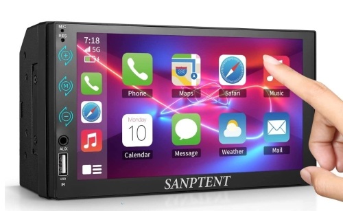 SANPTENT Touchscreen Car Stereo, Appears New - Lot 229