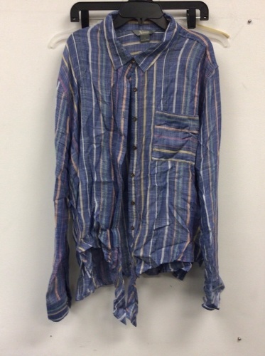 Natural Reflections Womens Button Down Shirt, XL, E-Commerce Return - Lot 259