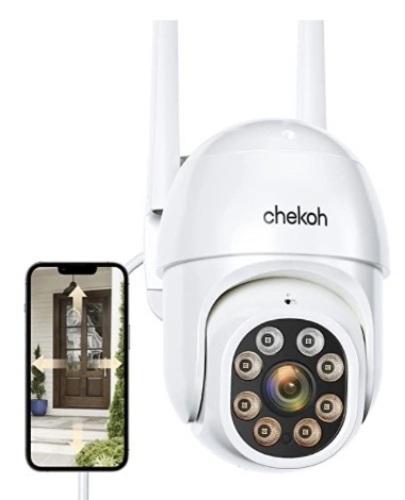 Chekoh Outdoor Security Camera, Untested, E-Commerce Return - Lot 517