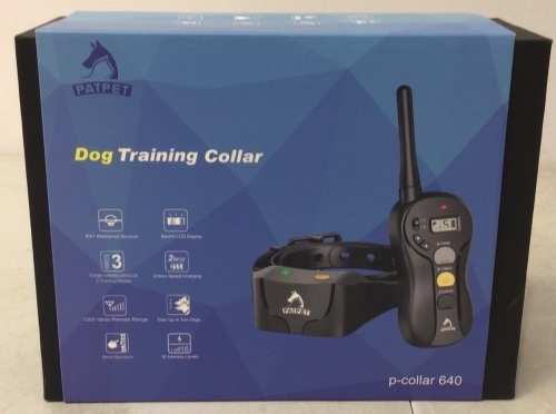 PatPet Dog Training Collar, Powers Up, Appears New - Lot 696