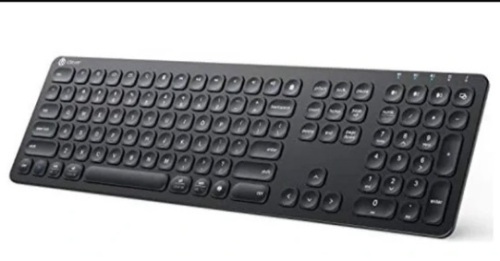 iClever BKA38B Bluetooth Keyboard, Untested, Appears New - Lot 826