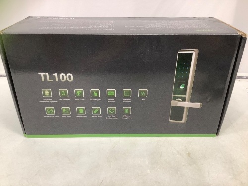 Biometric/Password Door Lock, Appears New - Lot 390