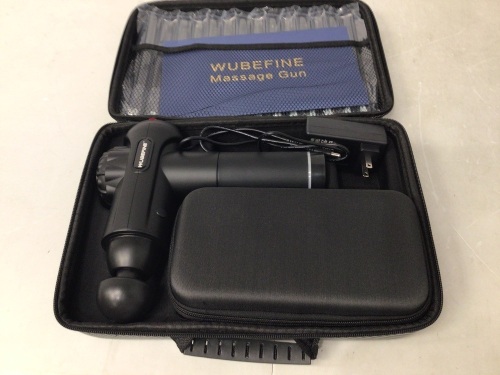 Wubefine Massage Gun, Powers Up, Appears New - Lot 794
