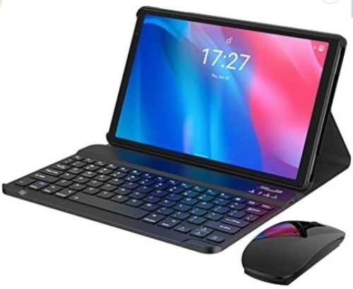 LNMBBS Android Tablet w/ Keyboard & Mouse, Powers Up, Appears new - Lot 22