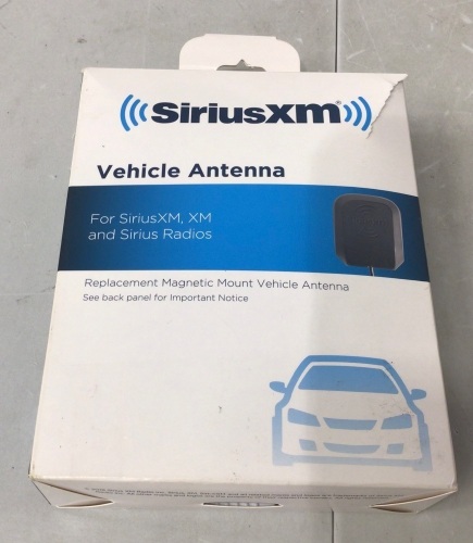 SiriusXM Vehicle Antenna, E-Commerce Return - Lot 351