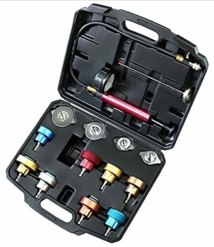 JIFETOR Radiator Pressure Leakage Tester Tool Kit, E-Commerce Return - Lot 504